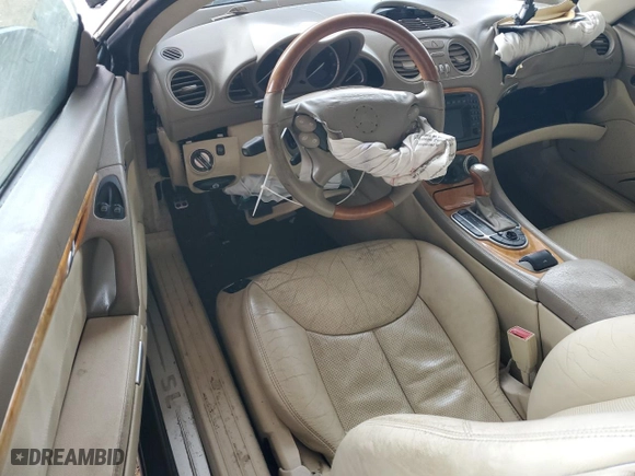 2003 Mercedes-Benz SL-Class with VIN WDBSK75F03F032732, listed as a Copart auction lot 85064774 with 74,243 mi miles and Salvage Title. Bid and sale history available at carsss.com. Image 8.