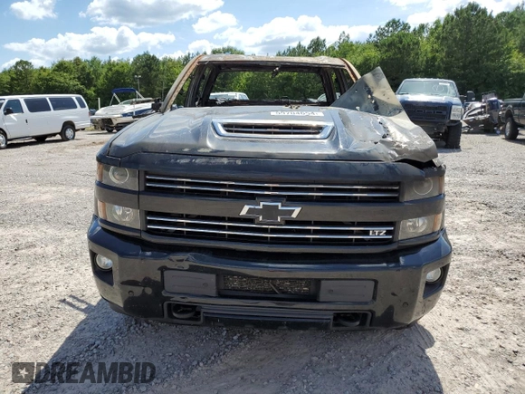2019 Chevrolet Silverado 3500HD LTZ with VIN 1GC4KXEY4KF157095, listed as a Copart auction lot 59704654 with 0 mi miles and Salvage Title. Bid and sale history available at carsss.com. Image 5.