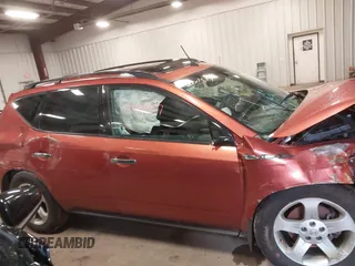 2003 Nissan Murano SL with VIN JN8AZ08W23W233886, listed as a IAAI auction lot 42000477 with 49,230 mi miles and . Bid and sale history available at DreamBid. Image 13.