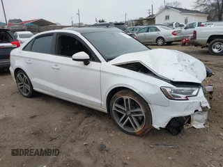 2018 Audi A3 Sedan Premium with VIN WAUAUGFF1J1032252, listed as a IAAI auction lot 41395022 with 56,105 mi miles. Bid and sale history available at carsss.com. Image 1.