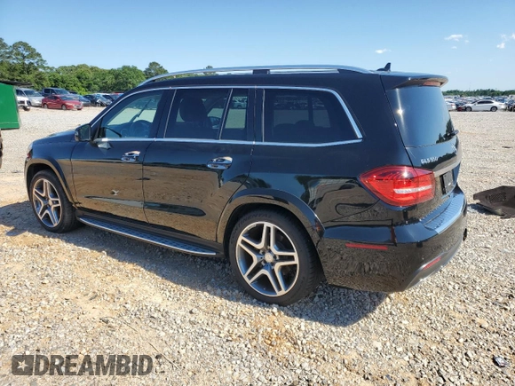 2017 Mercedes-Benz GLS 550 z VIN 4JGDF7DE9HA771623, wystawiony jako Copart lot #55745455 z przebiegiem Nie podano mil oraz Szkoda całkowita • Salvage title. Historia ofert i sprzedaży dostępna na DreamBid. Obrazek 2.