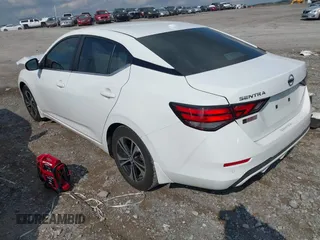 2022 Nissan Sentra SV with VIN 3N1AB8CV5NY299764, listed as a IAAI auction lot 42020411 with 41,171 mi miles and . Bid and sale history available at DreamBid. Image 3.