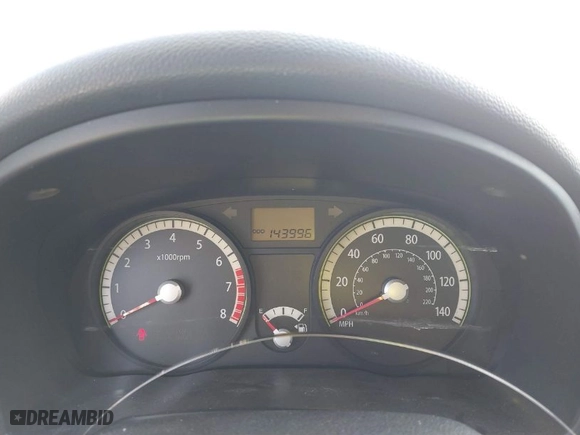 2009 Kia Rio with VIN KNADE223296502151, listed as a IAAI auction lot 41602918 with 143,996 mi miles. Bid and sale history available at carsss.com. Image 7.