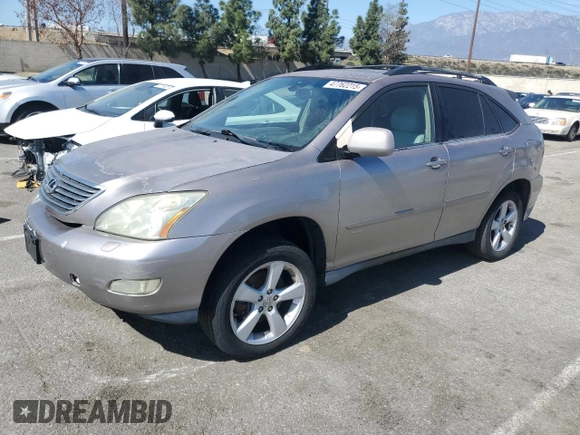 2005 Lexus RX 330 with VIN JTJGA31U150058329, listed as a Copart auction lot 47762215 with 230,473 mi miles and Salvage Title. Bid and sale history available at DreamBid. Image 1.