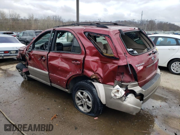 2006 Kia Sorento LX with VIN KNDJD733765524331, listed as a Copart auction lot 80685693 with Not Provided miles and Non Repairable. Bid and sale history available at carsss.com. Image 2.