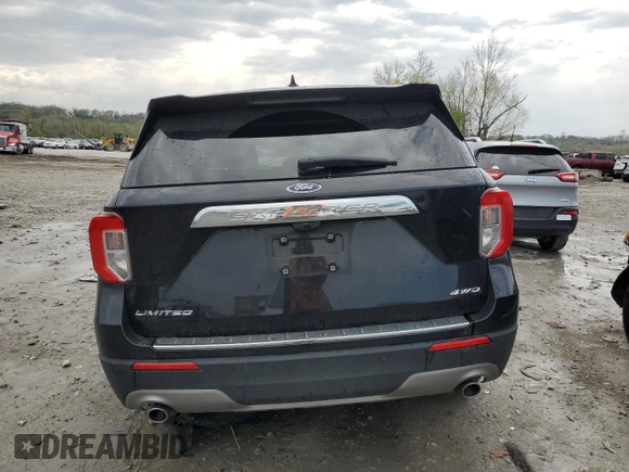 2022 Ford Explorer Limited z VIN 1FMSK8FH6NGB03965, wystawiony jako Copart lot #53475445 z przebiegiem 45 646 mil mil oraz Szkoda całkowita • Salvage title. Historia ofert i sprzedaży dostępna na DreamBid. Obrazek 6.