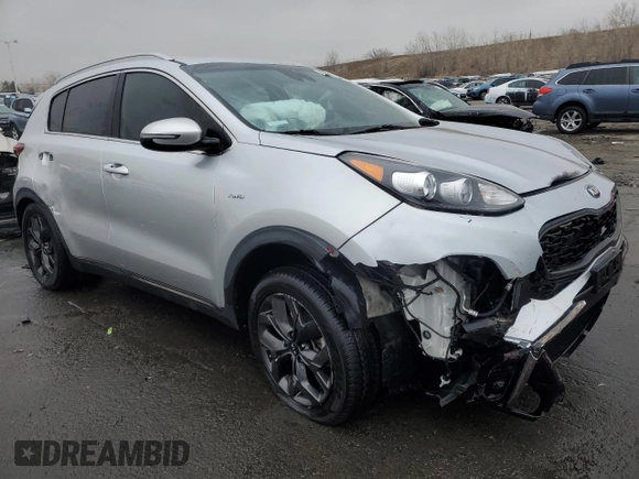 2020 Kia Sportage S with VIN KNDP6CAC5L7702138, listed as a Copart auction lot 45701155 with 73,422 mi miles and Salvage Title. Bid and sale history available at carsss.com. Image 4.