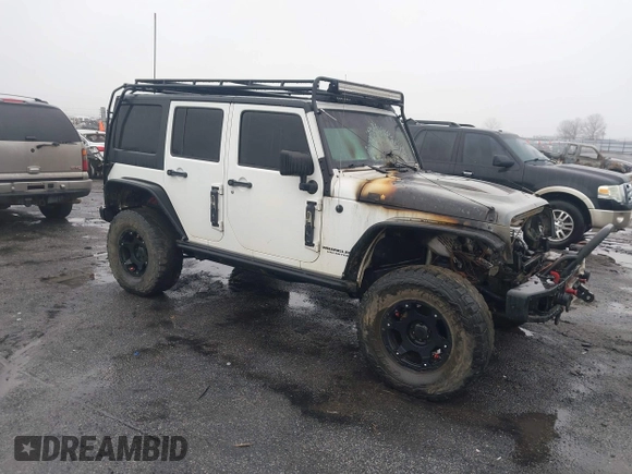 2016 Jeep Wrangler Unlimited Rubicon with VIN 1C4BJWFGXGL185227, listed as a IAAI auction lot 41555159 with 1 mi miles. Bid and sale history available at carsss.com. Image 1.