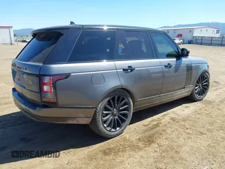2016 Land Rover Range Rover Supercharged z VIN SALGS2EF0GA250885, wystawiony jako IAAI lot #42078236 z przebiegiem 105 292 mil mil oraz . Historia ofert i sprzedaży dostępna na DreamBid. Obrazek 4.