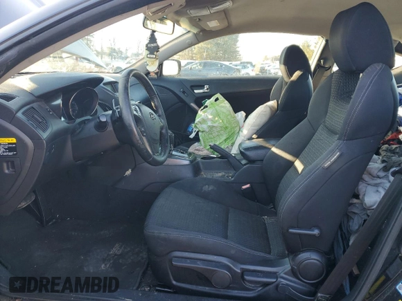 2012 Hyundai Genesis Coupe Premium с VIN KMHHT6KD4CU071725, выставлен на аукционе Copart как лот 89181535 с пробегом Не указан миль и Списание • Salvage title. История ставок и продаж доступна на DreamBid. Изображение 7.