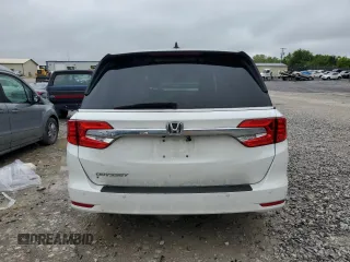 2020 Honda Odyssey EX-L with VIN 5FNRL6H76LB064052, listed as a Copart auction lot 53358455 with 58,167 mi miles and Salvage Title. Bid and sale history available at carsss.com. Image 6.