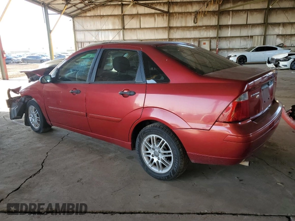 2005 Ford Focus S with VIN 1FAFP34N95W264003, listed as a Copart auction lot 50100355 with 155,742 mi miles and Salvage Title. Bid and sale history available at carsss.com. Image 2.