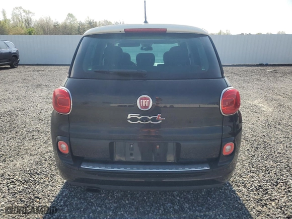 2014 FIAT 500L Lounge with VIN ZFBCFACH4EZ012256, listed as a Copart auction lot 52956725 with 114,014 mi miles and Salvage Title. Bid and sale history available at carsss.com. Image 6.