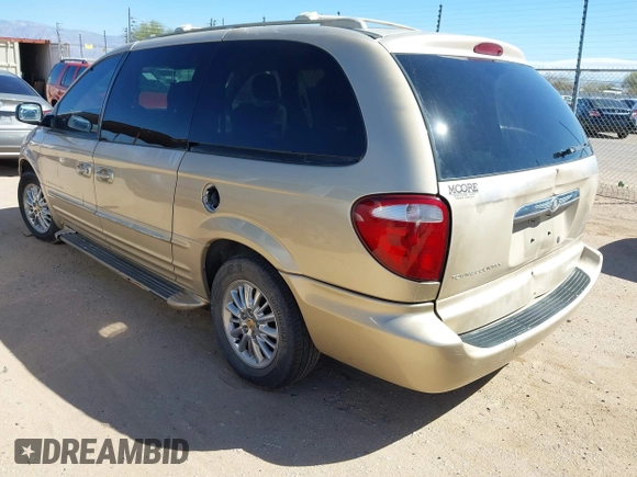 2001 Chrysler Town & Country Limited with VIN 2C8GP64L01R316795, listed as a IAAI auction lot 41756720 with 154,631 mi miles. Bid and sale history available at carsss.com. Image 3.