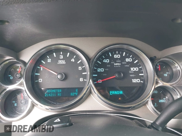 2013 Chevrolet Silverado 1500 LT with VIN 3GCPKSE74DG332907, listed as a IAAI auction lot 41951755 with 214,211 mi miles. Bid and sale history available at carsss.com. Image 7.