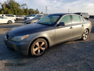 2005 BMW 5 Series 525i with VIN WBANA53535B168215, listed as a Copart auction lot 87463994 with Not provided miles and Non repairable. Bid and sale history available at DreamBid. Image 1.