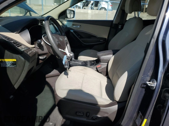 2017 Hyundai Santa Fe 2.4L with VIN 5NMZU3LB5HH012795, listed as a Copart auction lot 58503135 with 85,531 mi miles and Salvage title. Bid and sale history available at DreamBid. Image 7.