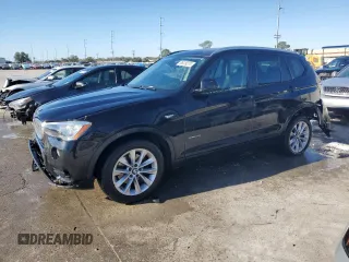 2015 BMW X3 sDrive28i with VIN 5UXWZ7C55F0M83041, listed as a Copart auction lot 85229274 with 104,161 mi miles and Salvage Title. Bid and sale history available at DreamBid. Image 1.