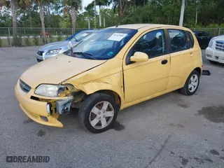 2008 Chevrolet Aveo LS with VIN KL1TD66628B207805, listed as a IAAI auction lot 41541006 with NaN miles. Bid and sale history available at carsss.com. Image 18.