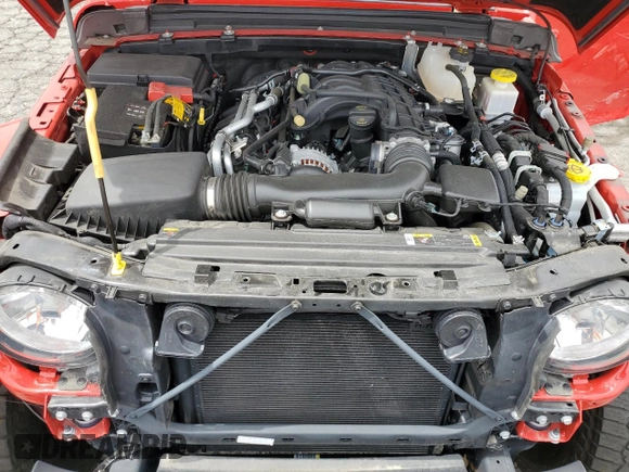 2023 Jeep Gladiator Sport S with VIN 1C6HJTAG4PL547608, listed as a Copart auction lot 52566245 with 8,464 mi miles and Salvage title. Bid and sale history available at DreamBid. Image 11.