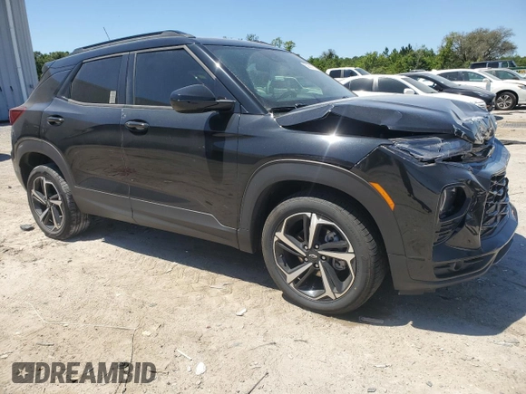 2021 Chevrolet TrailBlazer RS with VIN KL79MTSL8MB164365, listed as a Copart auction lot 52881875 with 48,142 mi miles and Salvage Title. Bid and sale history available at carsss.com. Image 4.