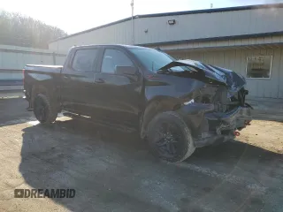 2021 Chevrolet Silverado 1500 LT Trail Boss with VIN 3GCPYFED2MG357364, listed as a Copart auction lot 48551445 with 87,235 mi miles and Salvage Title. Bid and sale history available at DreamBid. Image 4.