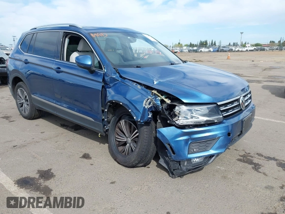 2019 Volkswagen Tiguan SE with VIN 3VV3B7AX2KM064568, listed as a IAAI auction lot 42008754 with 53,132 mi miles and . Bid and sale history available at DreamBid. Image 1.