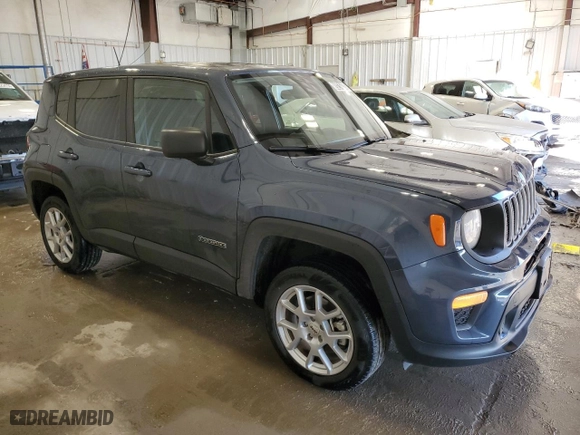 2023 Jeep Renegade Latitude with VIN ZACNJDB13PPP70095, listed as a Copart auction lot 89276475 with 25,010 mi miles and Clean Title. Bid and sale history available at carsss.com. Image 4.