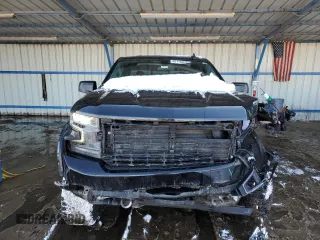 2021 Chevrolet Silverado 1500 RST with VIN 3GCUYEEL5MG185142, listed as a Copart auction lot 45176875 with 51,210 mi miles and Salvage Title. Bid and sale history available at carsss.com. Image 5.