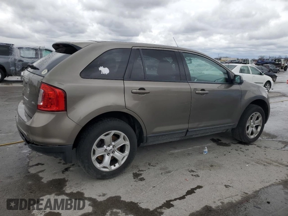 2013 Ford Edge SEL with VIN 2FMDK3JC3DBA73014, listed as a Copart auction lot 49895025 with 169,132 mi miles and Salvage Title. Bid and sale history available at carsss.com. Image 3.