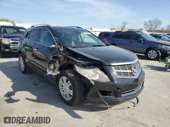 2012 Cadillac SRX Luxury Collection with VIN 3GYFNAE31CS571704, listed as a Copart auction lot 52110005 with 131,234 mi miles and Salvage Title. Bid and sale history available at carsss.com. Image 4.