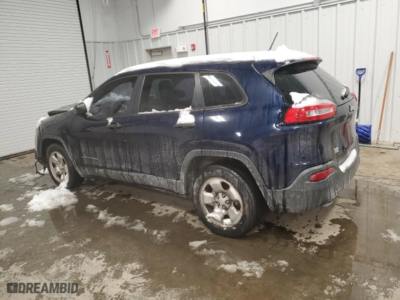2015 Jeep Cherokee Sport with VIN 1C4PJLAB7FW516360, listed as a Copart auction lot 45187415 with 154,695 mi miles and Clean Title. Bid and sale history available at carsss.com. Image 2.