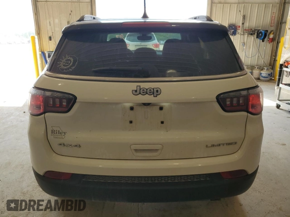 2019 Jeep Compass Limited с VIN 3C4NJDCBXKT656932, выставлен на аукционе Copart как лот 57153815 с пробегом 79 646 миль миль и Списание • Salvage title. История ставок и продаж доступна на DreamBid. Изображение 6.