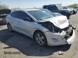 2012 Hyundai Elantra Limited with VIN KMHDH4AE0CU280314, listed as a Copart auction lot 61861285 with 169,868 mi miles and Clean title. Bid and sale history available at DreamBid. Image 4.