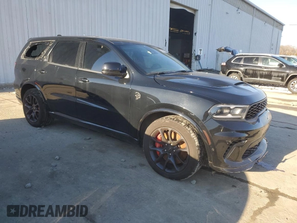 2021 Dodge Durango SRT Hellcat with VIN 1C4SDJH93MC643131, listed as a Copart auction lot 45645945 with 36,679 mi miles and Clean Title. Bid and sale history available at DreamBid. Image 4.
