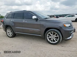 2015 Jeep Grand Cherokee Summit with VIN 1C4RJFJM3FC620664, listed as a Copart auction lot 60533055 with 141,480 mi miles and Clean title. Bid and sale history available at DreamBid. Image 4.