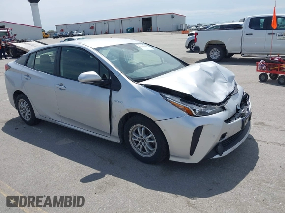 2020 Toyota Prius L Eco with VIN JTDKARFU5L3117287, listed as a IAAI auction lot 42202426 with 122,870 mi miles and . Bid and sale history available at DreamBid. Image 1.