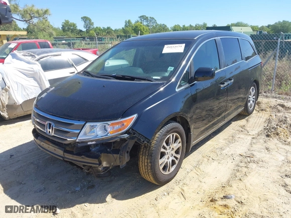 2012 Honda Odyssey EX with VIN 5FNRL5H42CB062217, listed as a IAAI auction lot 41834151 with 246,232 mi miles. Bid and sale history available at carsss.com. Image 2.