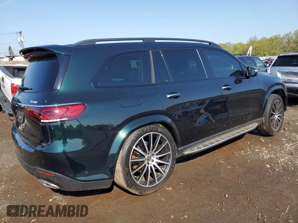 2023 Mercedes-Benz GLS 450 with VIN 4JGFF5KE2PA929007, listed as a Copart auction lot 52700334 with 11,982 mi miles and Salvage Title. Bid and sale history available at DreamBid. Image 3.