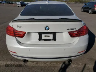 2015 BMW 4 Series 435i with VIN WBA3R1C51FK195682, listed as a Copart auction lot 47135775 with 116,502 mi miles and Salvage title. Bid and sale history available at DreamBid. Image 6.