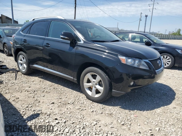 2011 Lexus RX 350 with VIN 2T2BK1BA9BC098335, listed as a Copart auction lot 54129345 with 65,254 mi miles and Salvage Title. Bid and sale history available at DreamBid. Image 4.