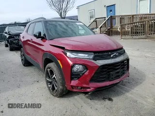 2021 Chevrolet TrailBlazer RS with VIN KL79MUSL8MB056608, listed as a Copart auction lot 47604514 with 43,681 mi miles and . Bid and sale history available at DreamBid. Image 12.
