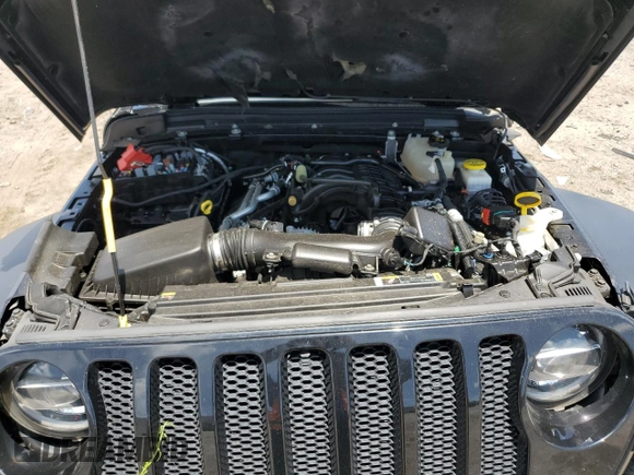 2022 Jeep Wrangler Unlimited Sport S with VIN 1C4HJXDG6NW141367, listed as a Copart auction lot 61546295 with Not provided miles and Salvage title. Bid and sale history available at DreamBid. Image 12.