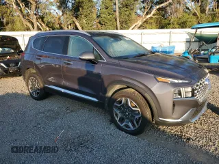 2022 Hyundai Santa Fe Hybrid SEL Premium with VIN KM8S3DA10NU042730, listed as a Copart auction lot 85211624 with 35,059 mi miles and Salvage Title. Bid and sale history available at carsss.com. Image 4.
