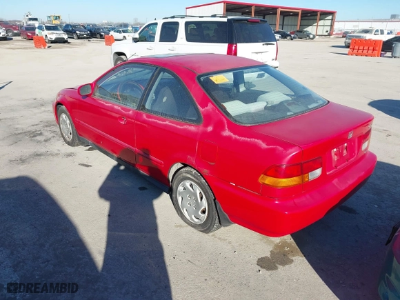 1996 Honda Civic EX with VIN 1HGEJ824XTL025638, listed as a IAAI auction lot 41692965 with 270,018 mi miles. Bid and sale history available at carsss.com. Image 3.