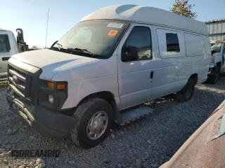 2013 Ford Econoline Cargo Commercial with VIN 1FTNS2EW0DDA92203, listed as a Copart auction lot 73372794 with 330,964 mi miles and Salvage Title. Bid and sale history available at carsss.com. Image 1.
