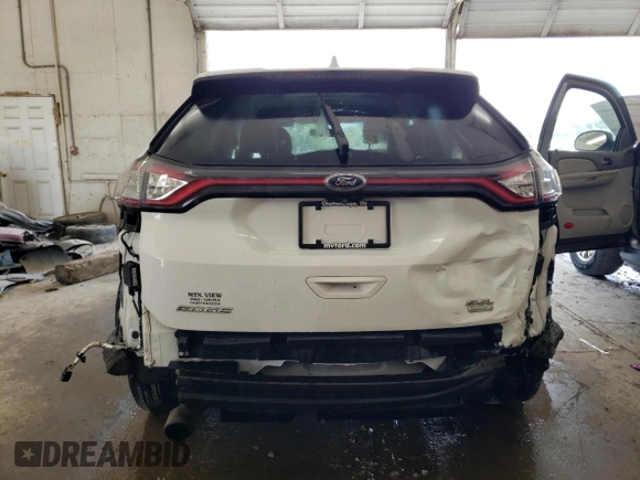 2017 Ford Edge SEL with VIN 2FMPK3J92HBC58713, listed as a Copart auction lot 60137674 with 168,248 mi miles and Salvage Title. Bid and sale history available at carsss.com. Image 6.