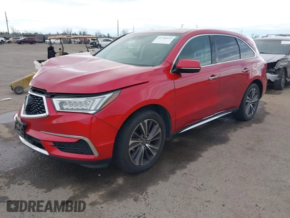 2019 Acura MDX w/Technology Pkg with VIN 5J8YD4H53KL012273, listed as a IAAI auction lot 41784034 with 96,239 mi miles. Bid and sale history available at carsss.com. Image 17.