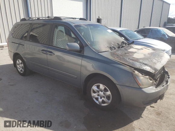 2008 Kia Sedona LX with VIN KNDMB233286262236, listed as a Copart auction lot 78311374 with Not Provided miles and Salvage Title. Bid and sale history available at carsss.com. Image 4.
