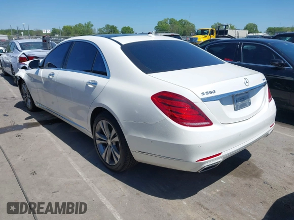 2014 Mercedes-Benz S S 550 with VIN WDDUG8FB4EA053974, listed as a IAAI auction lot 42057598 with 76,124 mi miles. Bid and sale history available at carsss.com. Image 3.